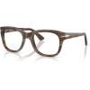 imagePersol PO3372V Square Prescription Eyewear Frames Brown 51 mm