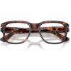 imagePersol PO3374V Square Prescription Eyewear Frames Brown 53 mm