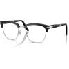 imagePersol PO3375V Square Prescription Eyewear Frames Black 50 mm