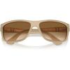 imagePersol Po3342s Rectangular SunglassesOpal BeigeClear Gradient Brown