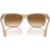 imagePersol Po3342s Rectangular SunglassesOpal BeigeClear Gradient Brown
