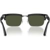 imagePersol Po3347s Adrien Rectangular SunglassesBlackSilverGreen
