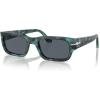 imagePersol Po3347s Adrien Rectangular SunglassesBlue HavanaBlue