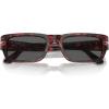 imagePersol Po3347s Adrien Rectangular SunglassesCaffePolarized Black