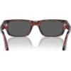 imagePersol Po3347s Adrien Rectangular SunglassesCaffePolarized Black