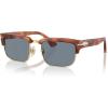 imagePersol Po3347s Adrien Rectangular SunglassesTerra Di SienaLight Blue