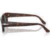 imagePersol Po3347s Adrien Rectangular SunglassesTortoise BrownGoldBrown