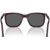 imagePersol Po3357s Renzo Rectangular SunglassesMilky PlumDark Grey