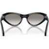 imagePersol Womens Po0052s Butterfly SunglassesBlackClear Gradient Grey