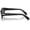 imagePersol Womens Po0052s Butterfly SunglassesBlackClear Gradient Grey