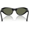 imagePersol Womens Po0052s Butterfly SunglassesBlackGreen Polarized