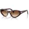 imagePersol Womens Po0052s Butterfly SunglassesHavanaClear Gradient Brown