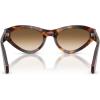 imagePersol Womens Po0052s Butterfly SunglassesHavanaClear Gradient Brown