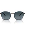 imagePersol Mens PO115SJ Polarized Square Sunglasses BrownBlue 54 mm
