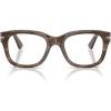 imagePersol PO3372V Square Prescription Eyewear Frames Brown 51 mm