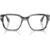imagePersol PO3374V Square Prescription Eyewear Frames Grey 51 mm