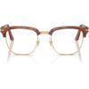imagePersol PO3375V Square Prescription Eyewear Frames Brown 50 mm
