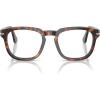 imagePersol PO3376V Square Prescription Eyewear Frames Brown 50 mm