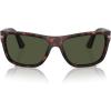 imagePersol Po3342s Rectangular SunglassesHavanaGreen
