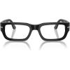 imagePersol Po3347s Adrien Rectangular SunglassesBlackPolarized Green