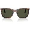 imagePersol Po3357s Renzo Rectangular SunglassesHavanaGreen