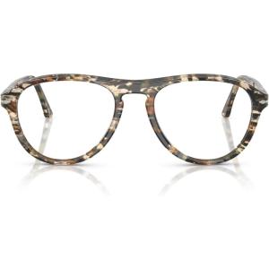 imagePersol PO3371V Lynn Aviator Prescription Eyewear Frames Brown 53 mm