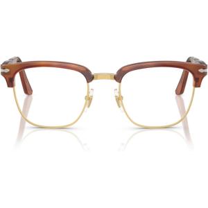 imagePersol PO3375V Square Prescription Eyewear Frames Brown 52 mm