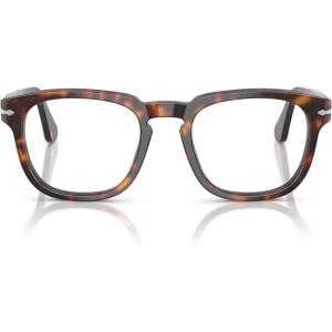 imagePersol PO3376V Square Prescription Eyewear Frames Brown 50 mm