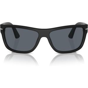 imagePersol Po3342s Rectangular SunglassesMatte BlackBlue