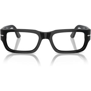 imagePersol Po3347s Adrien Rectangular SunglassesBlackPolarized Green