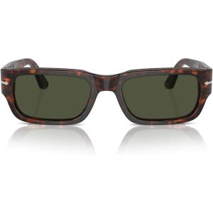 imagePersol Po3347s Adrien Rectangular SunglassesHavanaGreen