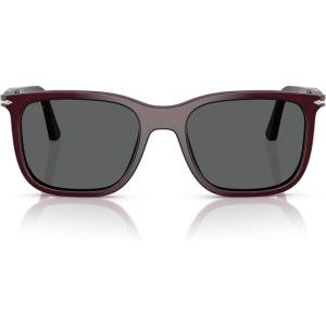 imagePersol Po3357s Renzo Rectangular SunglassesMilky PlumDark Grey