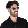 imagePersol Mens Po3326s Square SunglassesTransparent GreyAzure Gradient Blue