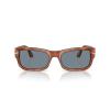 imagePersol Mens Po3326s Square SunglassesTerra Di SienaLight Blue