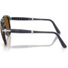 imagePersol Mens Po0714 Folding Aviator SunglassesMilky Depths BlueBrown