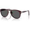 imagePersol Mens Po0714 Folding Aviator SunglassesMilky PlumDark Grey