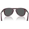 imagePersol Mens Po0714 Folding Aviator SunglassesMilky PlumDark Grey