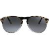 imagePersol Mens Po9649s Aviator SunglassesTaupe Grey TransparentDark Grey