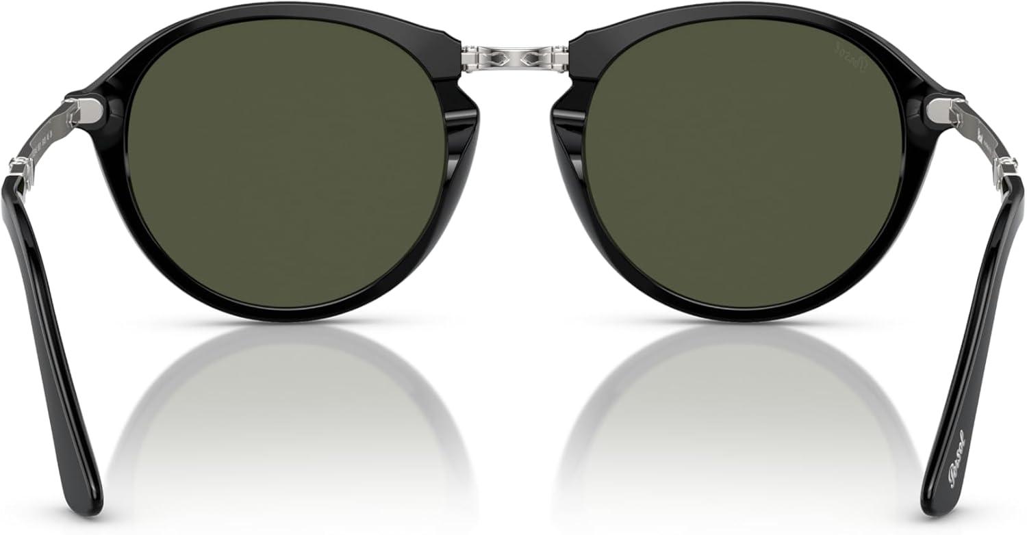 imagePersol PO3274S Round SunglassesBlackGreen