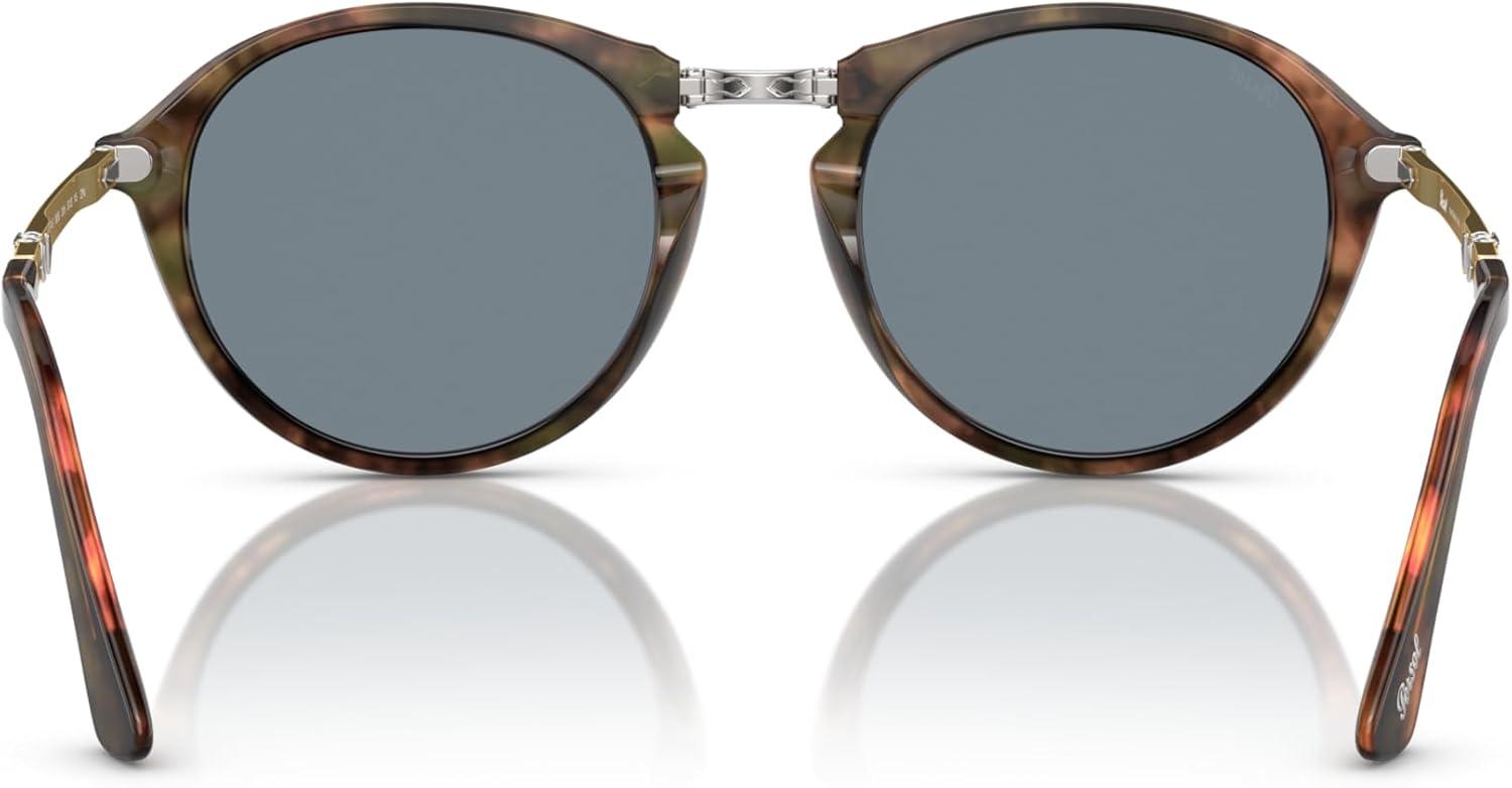 imagePersol PO3274S Round SunglassesCaffeLight Blue