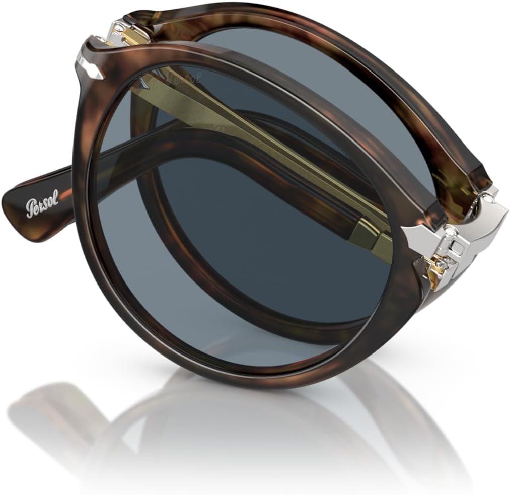 imagePersol PO3274S Round SunglassesCaffeLight Blue