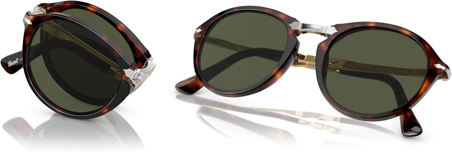 imagePersol PO3274S Round SunglassesHavanaGreen
