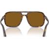 imagePersol Mens Po3328s Aviator SunglassesBrownBright YellowBrown