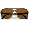 imagePersol Mens Po3328s Aviator SunglassesBrownBright YellowBrown