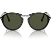 imagePersol PO3274S Round SunglassesBlackGreen
