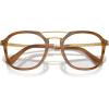 imagePersol Po3352v Square SunglassesStriped BrownDemo Lens