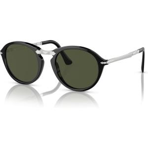 imagePersol PO3274S Round SunglassesBlackGreen
