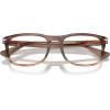 imagePersol Po3344v Square SunglassesStriped Brown Gradient GreenDemo Lens