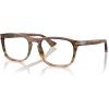 imagePersol Po3344v Square SunglassesStriped Brown Gradient GreenDemo Lens