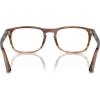 imagePersol Po3344v Square SunglassesStriped Brown Gradient GreenDemo Lens